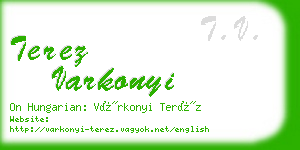 terez varkonyi business card